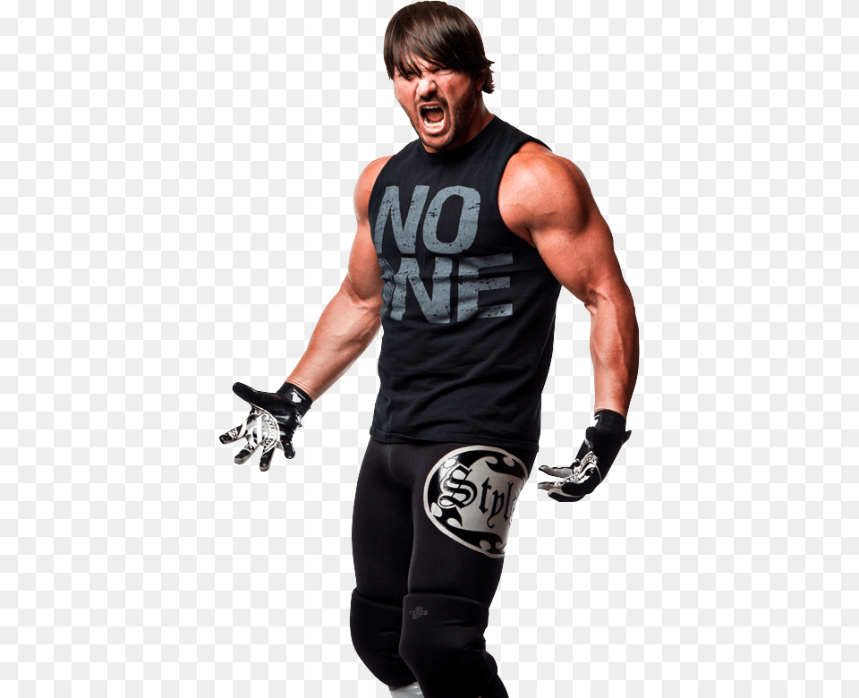 Aj Styles Transparent Aj Styles In Wrestling, Adult, Person, Man, Male Png Image