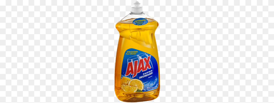 Ajax Super Degreaser Lemon Dish Liquid, Beverage, Juice, Food, Ketchup Png Image