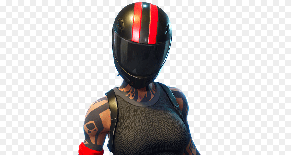 Ajicukrik Fortnite Icon Background Red Line Fortnite, Crash Helmet, Helmet, Adult, Male Png Image