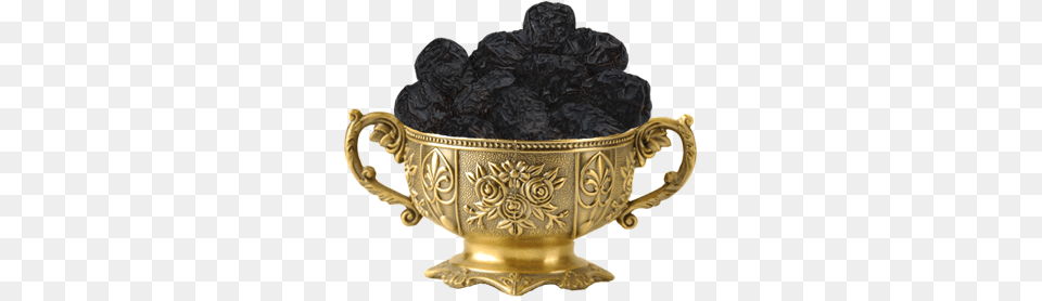 Ajwa Dates Contains Magnesium Which Keep Golden Bowl Of Dates, Chandelier, Lamp Free Png