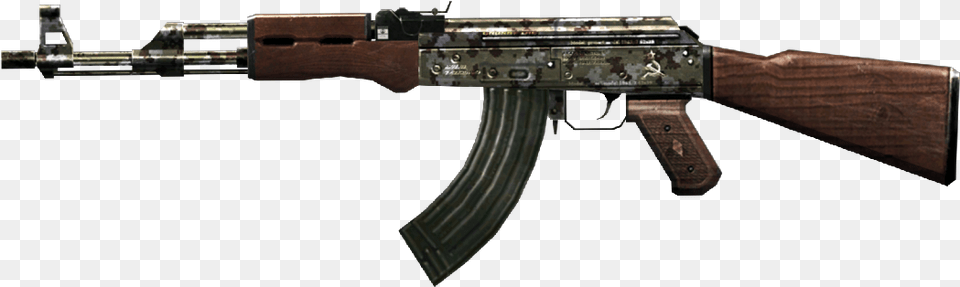 Ak 47 Camo Ak 47 Vector, Firearm, Gun, Rifle, Weapon Free Png Download