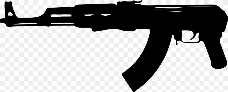 Ak 47 Clipart, Firearm, Gun, Machine Gun, Rifle Png