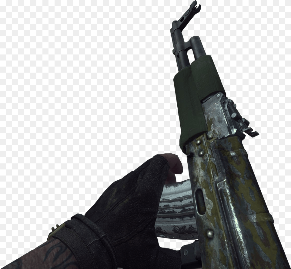 Ak 47 Flora Boii Call Of Duty Modern Warfare Gun, Firearm, Rifle, Weapon, Handgun Free Transparent Png