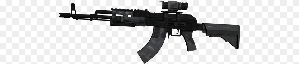 Ak 47 From Mw2 For Gta San Andreas Arsenal Sam7sf Quad Rail, Firearm, Gun, Rifle, Weapon Free Transparent Png