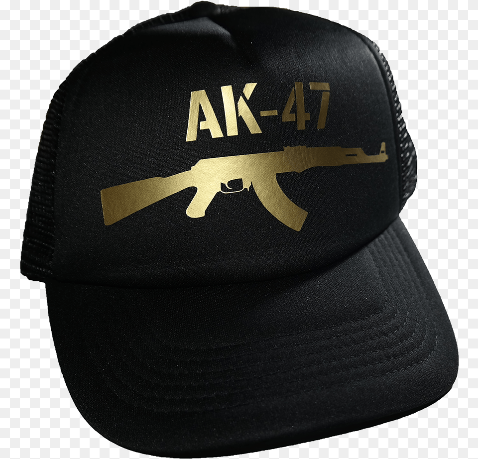 Ak 47 Gold Baseball Cap, Baseball Cap, Clothing, Hat Free Transparent Png