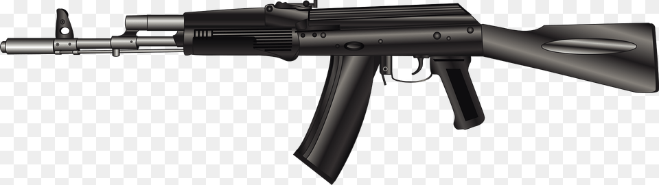 Ak 47 Kalashnikov Clipart, Firearm, Gun, Machine Gun, Rifle Png