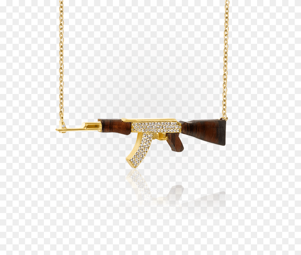 Ak 47 Pendant Chain, Firearm, Weapon, Gun Free Transparent Png