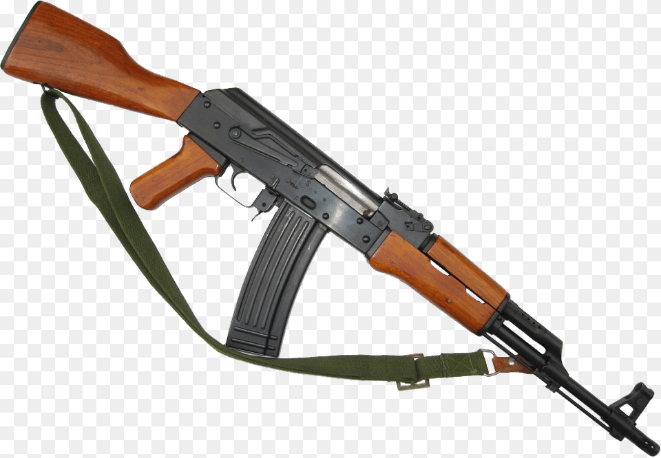 Ak 47 With Belt, Firearm, Gun, Rifle, Weapon Free Png