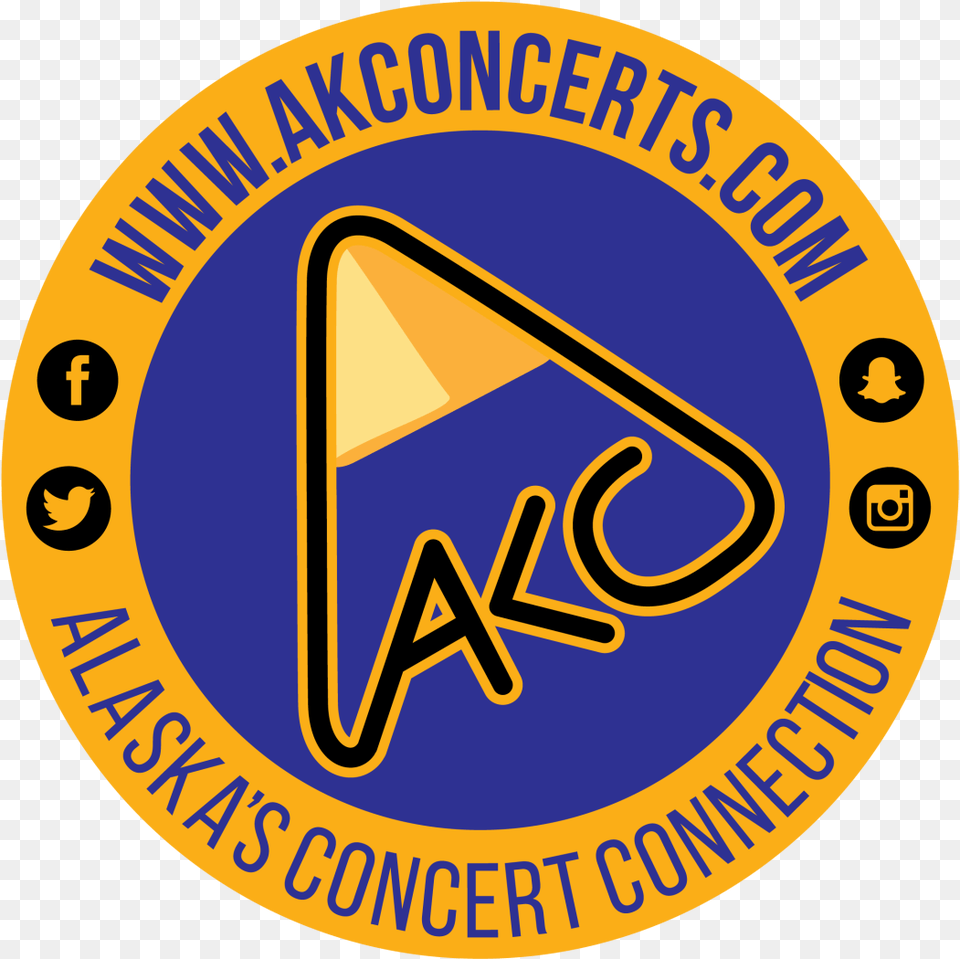 Ak Concerts Upcoming Music Shows In Alaska Jan 9 15 Telecommuting, Logo, Badge, Symbol, Disk Png