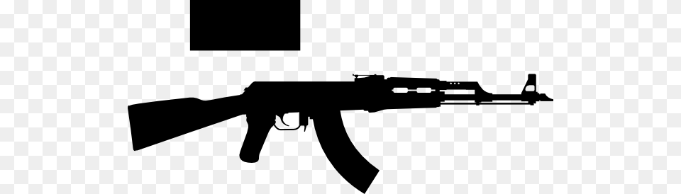 Ak One Gun Square Clip Art At Maoist And Other Armed Conflicts Book, Firearm, Machine Gun, Rifle, Weapon Free Png Download