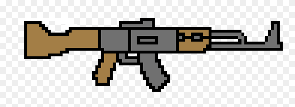 Ak Pixel Art Maker, Firearm, Gun, Machine Gun, Rifle Free Png Download