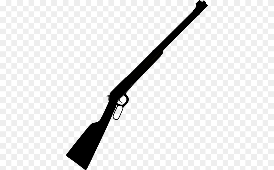 Ak Rifle Silhouette Clip Art, Firearm, Gun, Weapon, Smoke Pipe Png