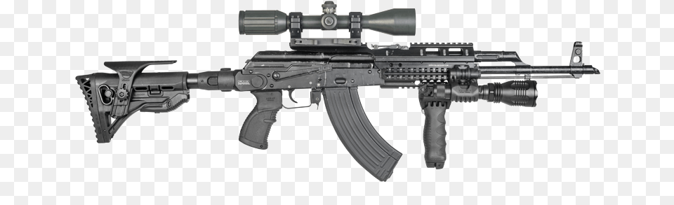 Ak Srp 2d Mako Fab Defense, Firearm, Gun, Rifle, Weapon Png Image