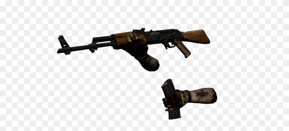 Ak With Animation Model, Firearm, Gun, Rifle, Weapon Free Png