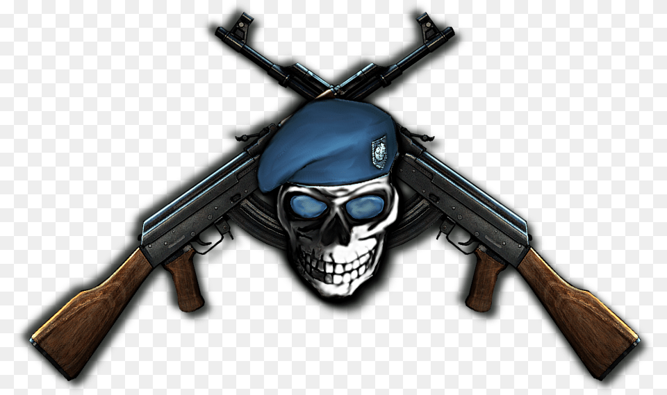 Ak47scar Blue 2 Ak 47, Firearm, Gun, Rifle, Weapon Png