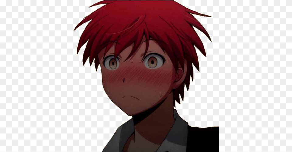 Akabane Karma Blush Assassination Classroom Karma Transparent, Person, Anime, Face, Head Png