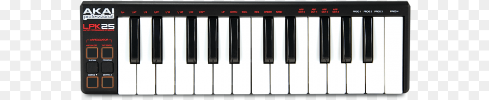 Akai Lpk25v2 25 Mini Midi Keyboard Akai Usb Keyboard, Musical Instrument, Piano Free Png Download