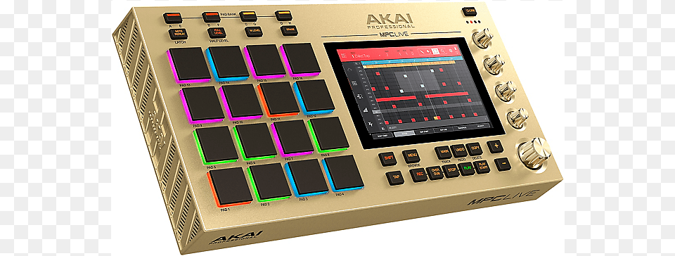 Akai Mpc Live Gold Edition Akai Mpc Live Gold, Electronics, Computer Hardware, Hardware Png