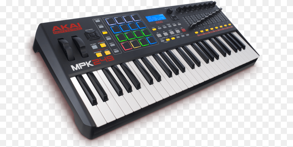 Akai Mpk249 Akai Keyboard, Musical Instrument, Piano Png