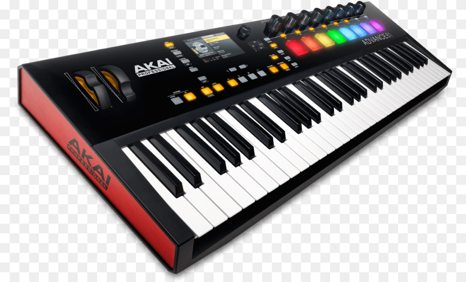 Akai Pro 61 Keyboard, Musical Instrument, Piano Free Png