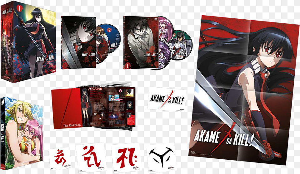 Akame Ga Kill Akame Ga Kill Box Set, Book, Comics, Publication, Adult Free Transparent Png