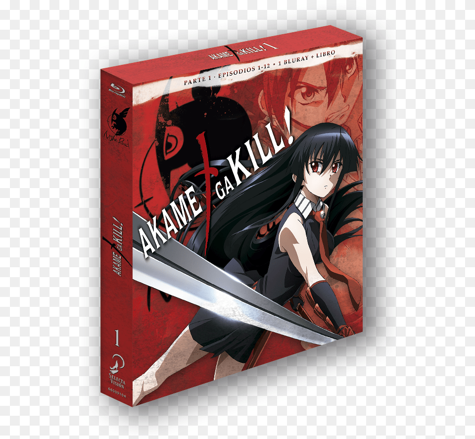 Akame Ga Kill Episodios 1 A 12 Edicion Bluray Akame Ga Kill, Book, Comics, Publication, Adult Png