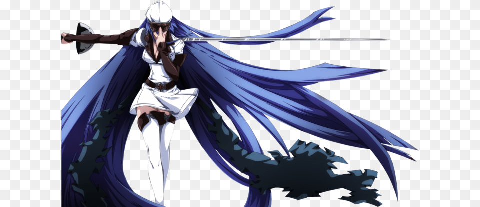 Akame Ga Kill Esdeath, Book, Comics, Publication, Weapon Free Png Download