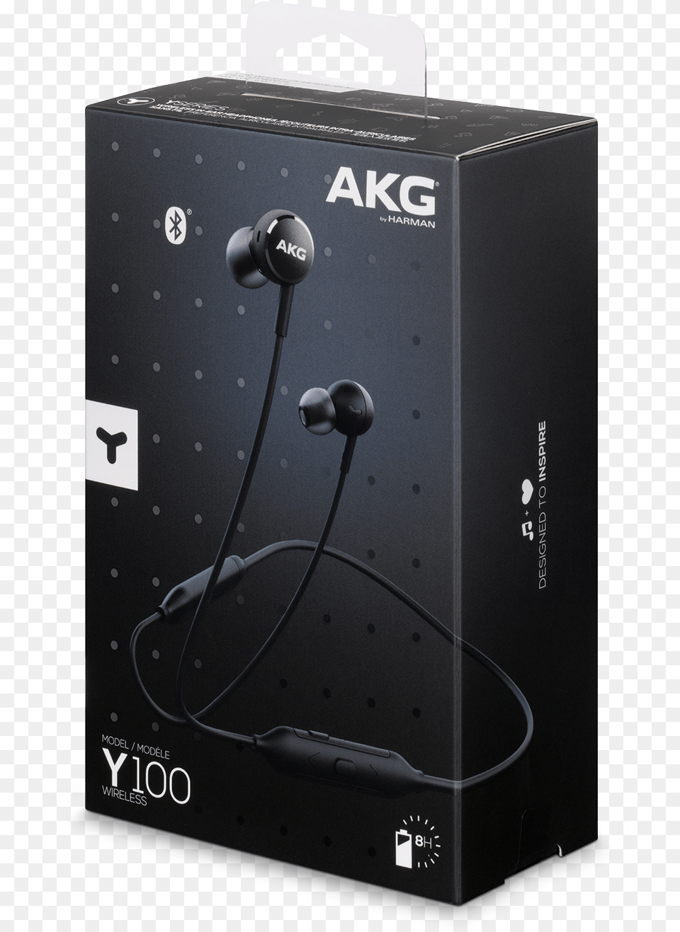 Akg Y100 Wireless In Ear Headphones Sprint Produ Akg Y100 Wireless Headphones, Electronics, Adapter, Electrical Device, Microphone Png Image
