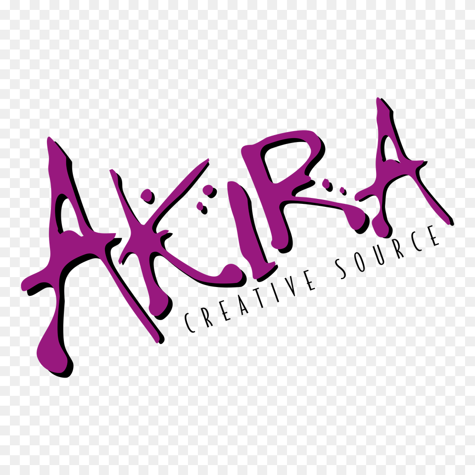 Akira Creative Source Logo Transparent Vector, Purple, Art, Graffiti, Handwriting Free Png Download