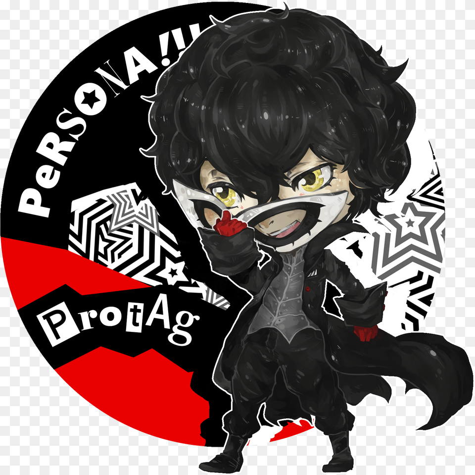 Akira Kurusu Cartoon, Book, Comics, Publication, Baby Free Png