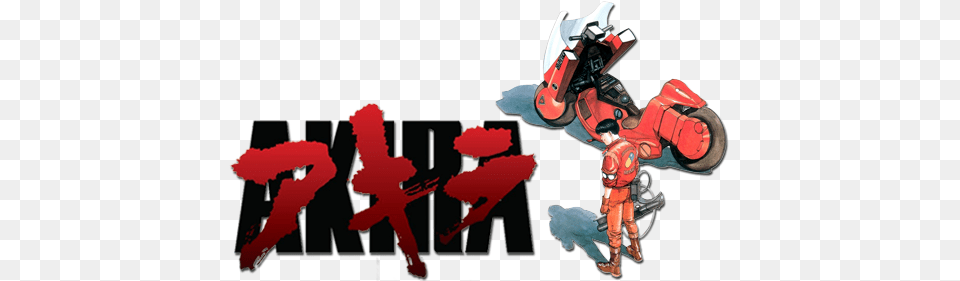 Akira Movie Otomo Adaptation Kaneda Motorcycle Bike Akira Anime Manga Art, Person, People, Adult, Man Free Transparent Png