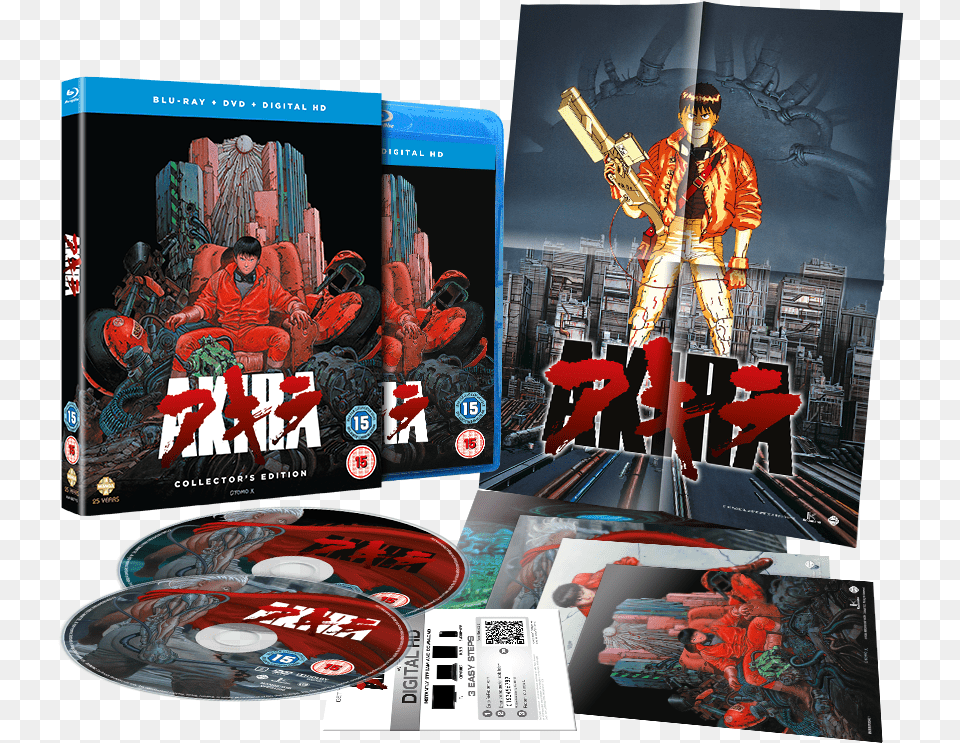 Akira Triple Play Akira Collector39s Edition Blu Ray, Publication, Book, Comics, Adult Png Image