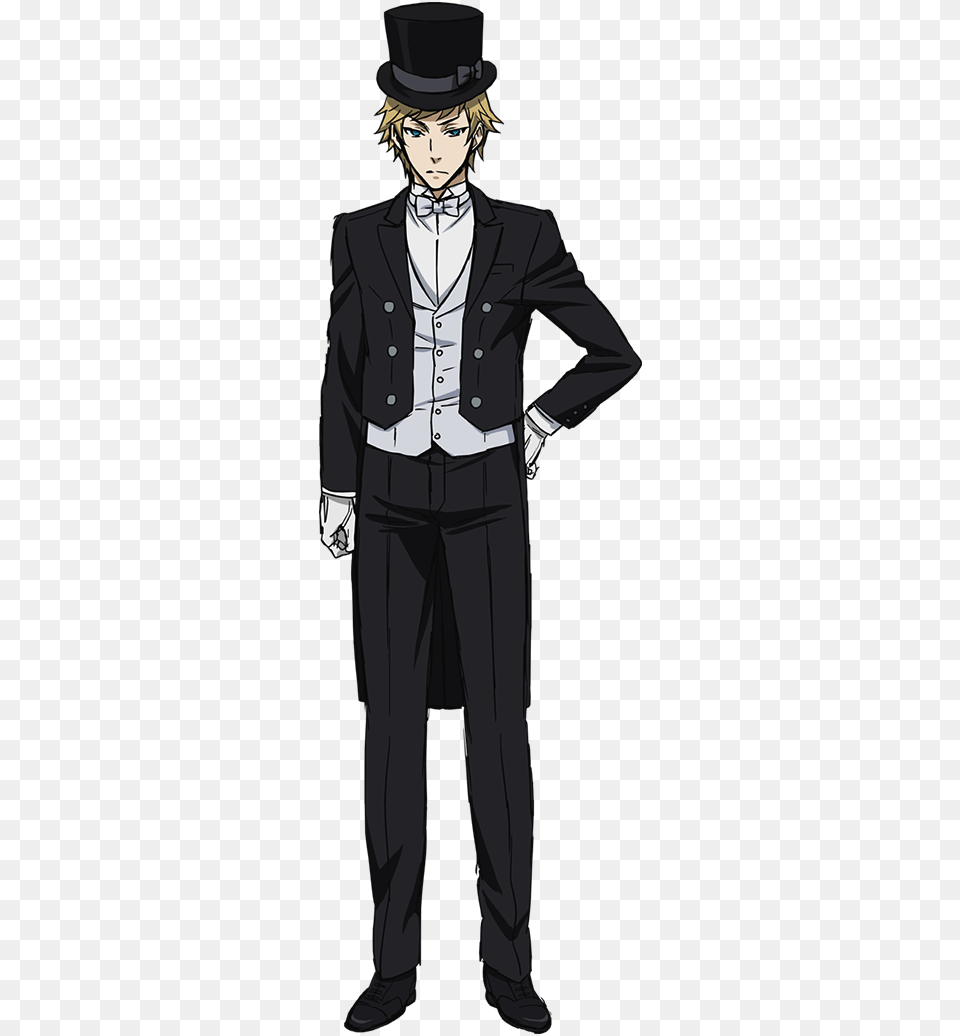 Akiyoshi Utsumi Black Butler Book Of The Atlantic Characters, Accessories, Suit, Publication, Tie Png