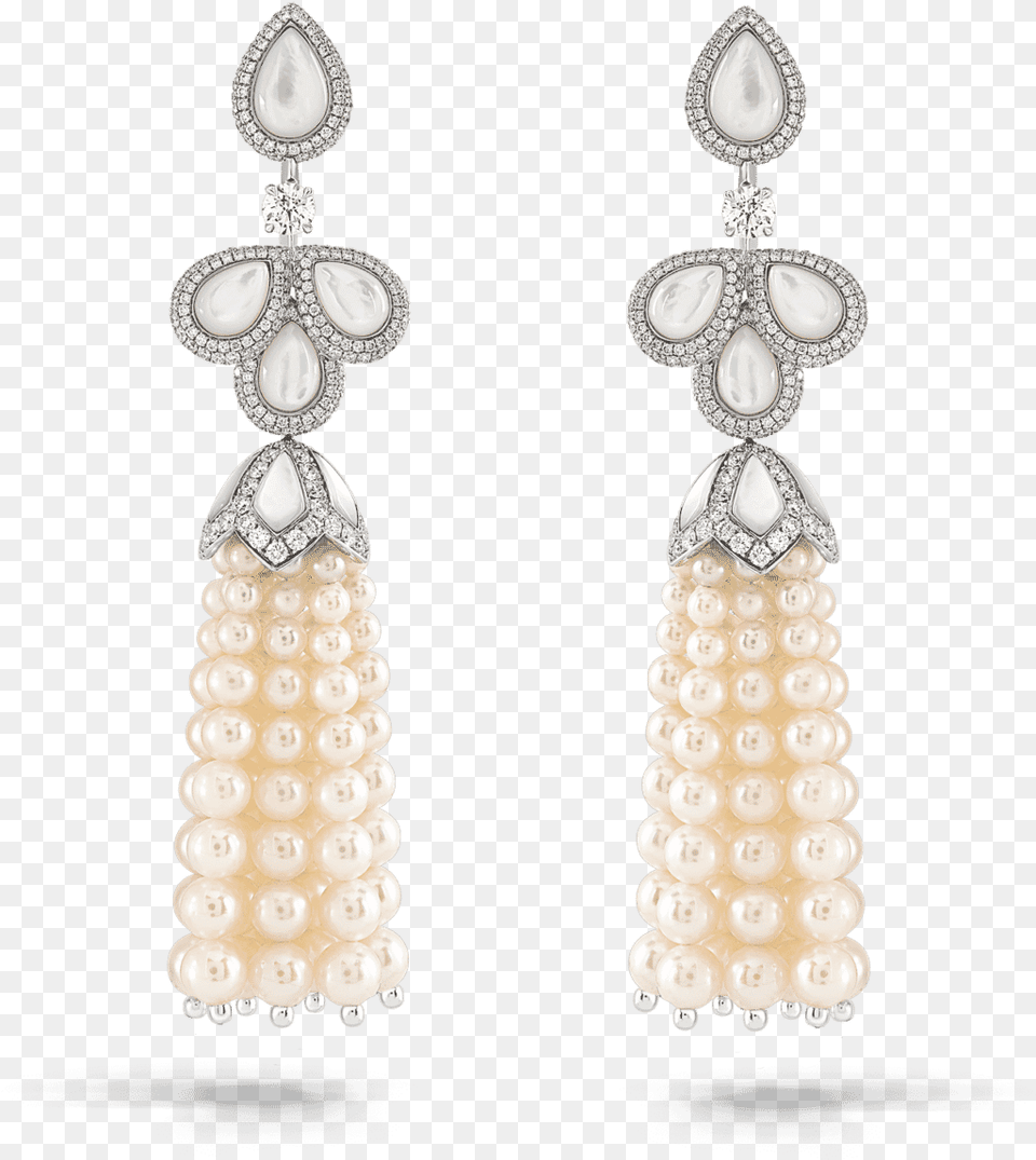 Akoya Pearl Tassel Earrings Ta 09 011 Diamond Pearl Tassel Earrings, Accessories, Earring, Jewelry Free Png