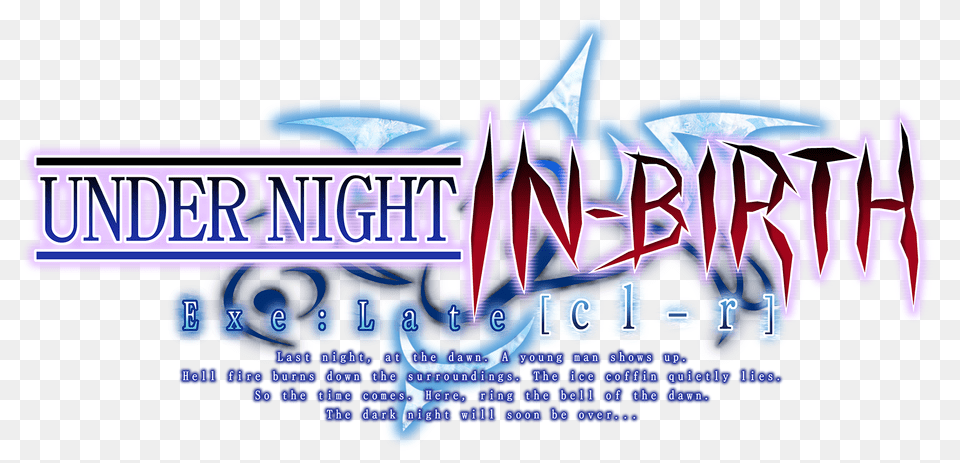 Aksys Games Unleashes Under Night In Birth Exelateclr Under Night In Birth Logo, Advertisement, Poster, Art Png Image