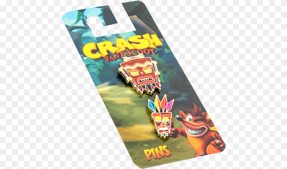 Aku And Uka Pin 2 Pack Crash Bandicoot Pin Magnet Free Transparent Png