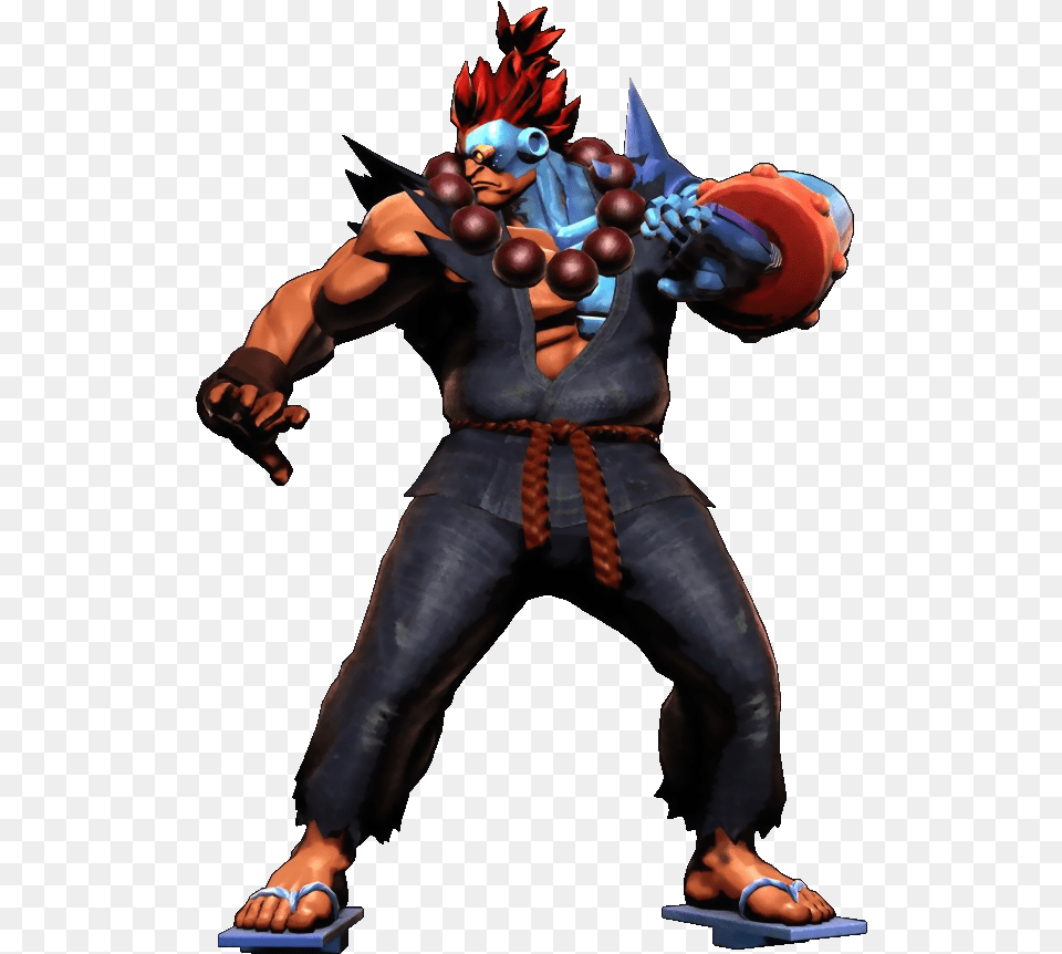 Akuma As He Appears In His Cyber Form From Ultimate Cyber Akuma Street Fighter, Adult, Female, Person, Woman Png Image