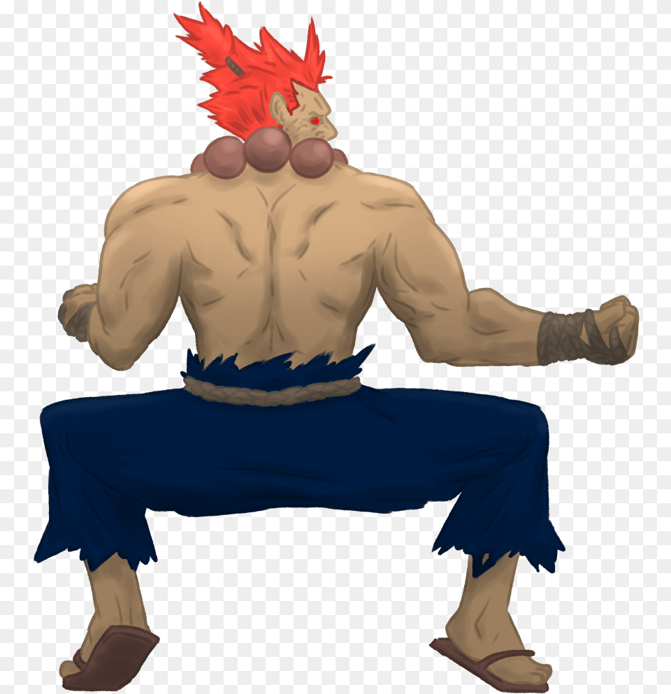 Akuma No Hot Fiyah Illustration, Adult, Pants, Man, Male Png