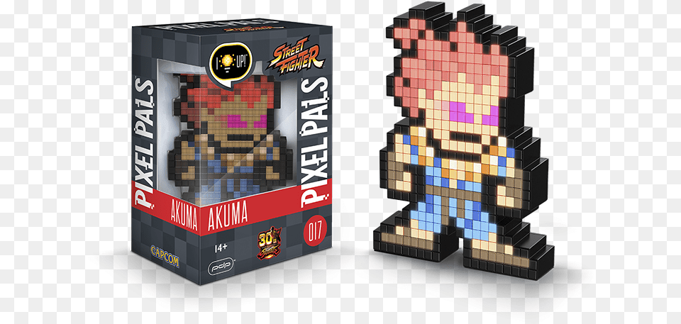 Akuma Pixel Pals Street Fighter Akuma, Scoreboard, Toy Png