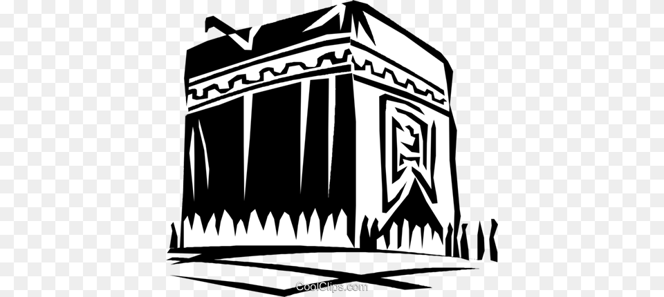Al Harem Mosque Mecca Royalty Vector Clip Art Illustration, Architecture, Pillar, Building, Parthenon Free Transparent Png