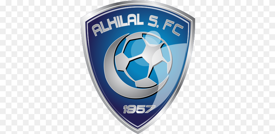 Al Hilal Sfc Logo And Vector Logo Download Emblem, Badge, Symbol, Football, Ball Free Transparent Png