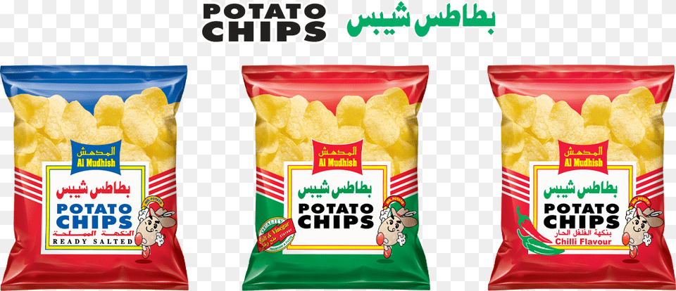 Al Mudhish Fresh Potato Chips Are One Of The Leading Potato Chip, Food, Snack Png Image