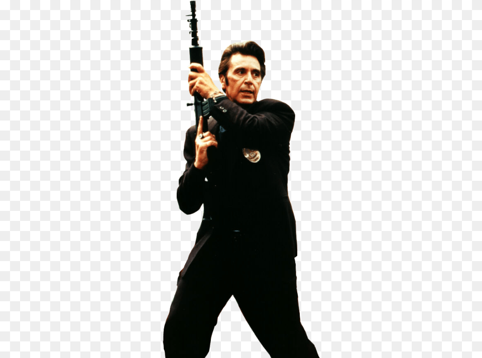 Al Pacino Holding Gun Clip Arts Al Pacino Heat, Adult, Photography, Person, Man Png Image