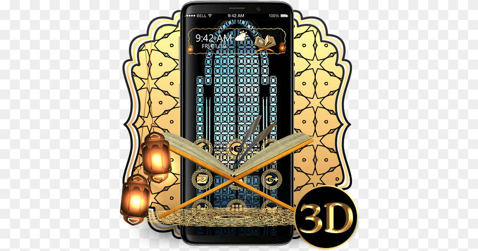 Al Quran Sharif Theme Launcher 1 Mobile Phone, Electronics, Mobile Phone Free Png