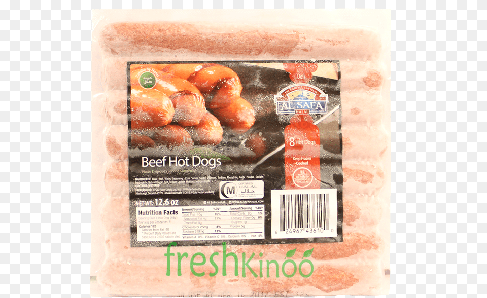 Al Safa Chicken Hot Dogs 12 Oz, Food, Meat, Pork Free Png Download