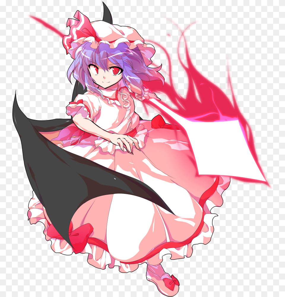 Al Touhou 17 V Twitter Remilia Scarlet Render, Book, Comics, Publication, Baby Free Transparent Png