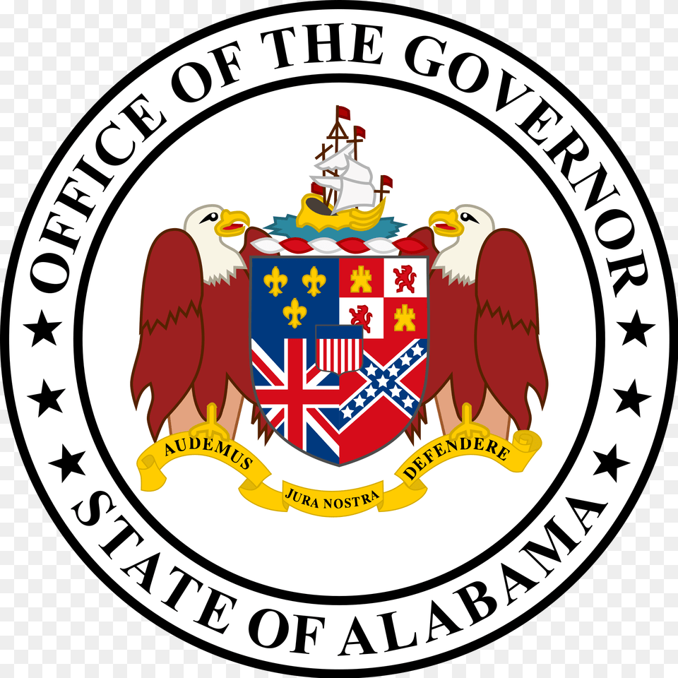 Alabama Coat Of Arms, Emblem, Symbol, Logo, Animal Free Transparent Png