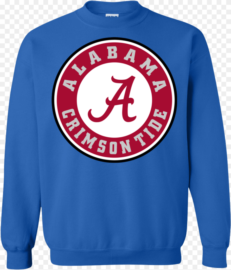 Alabama Crimson Tide Logo Sweatshirt Sweatshirt, Clothing, Sweater, Knitwear, Long Sleeve Free Transparent Png