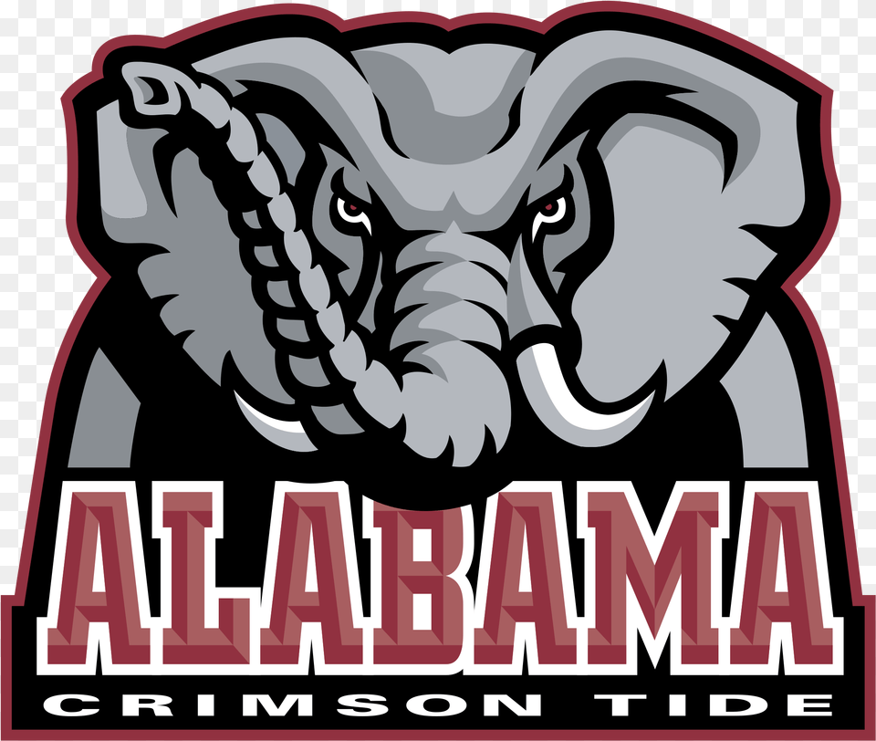 Alabama Crimson Tide Mascot, Advertisement, Poster, Animal, Bear Free Png Download