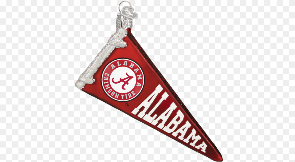 Alabama Crimson Tide Pennant Glass Christmas Ornament Alabama Crimson Tide Trailer Hitch Cover Alabama Crimson, Dynamite, Weapon Free Png Download